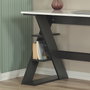 Hanah Home Lungo Escritorio de Estudio Antracita y Blanco